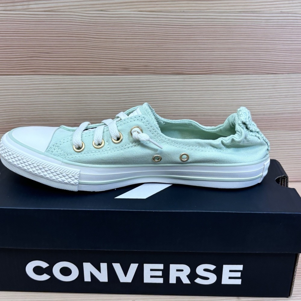 Converse Shoreline Slip On Shoes Womens Sz 7.5 Surplus Mint Sneakers A14969F - Picture 2 of 8